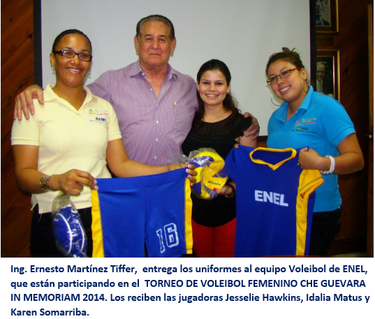 ENEL apoya a su equipo de Voleibol Femenino