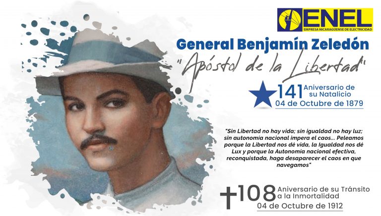 Trabajadores de ENEL recuerdan Legado de Patriotismo del General Benjamín Zeledón