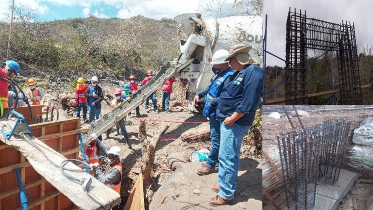 ENEL avanza en la construcción del puente colgante peatonal en la Comunidad Santa Bárbara