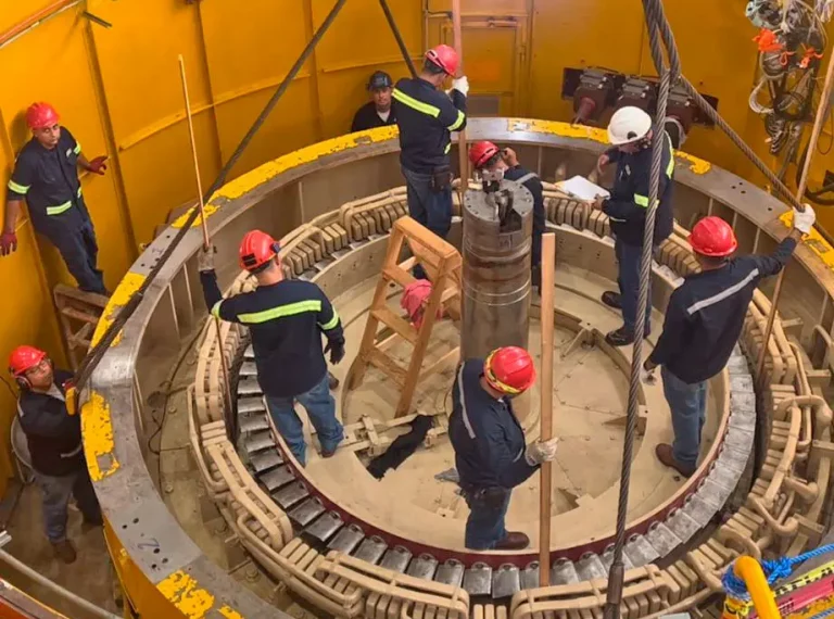 ENEL realiza mantenimiento preventivo mayor en la Unidad 1 de la Central Hidroeléctrica Carlos Fonseca