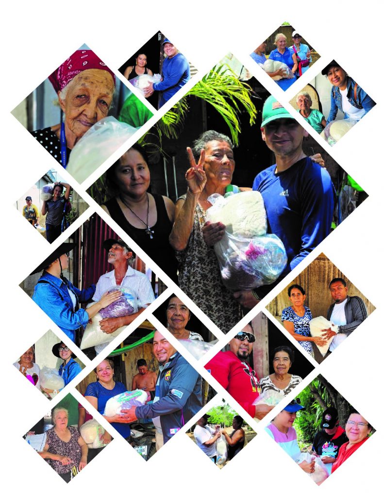 Servidores Públicos de ENEL entregan Paquetes alimenticios solidarios a familias en estado de vulnerabilidad