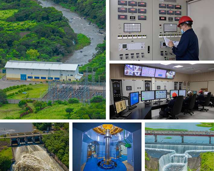 Las plantas hidroeléctricas administradas por ENEL aportan más del 12 % de la generación eléctrica nacional.