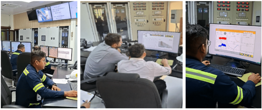 Monitoreo en tiempo real de las presas mediante los servidores ubicados en las Plantas Hidroeléctricas Centro América (PCA) y Carlos Fosenca (PCF).instalados en la Presa Mancotal (PCA).
